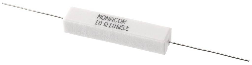 Monacor LSR-100/10 High power resistor 10 Ω