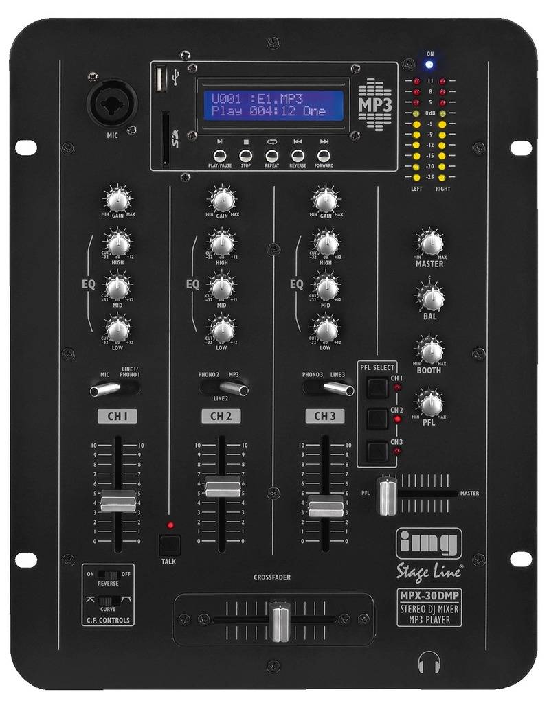 IMG StageLine MPX-30DMP DJ mixer