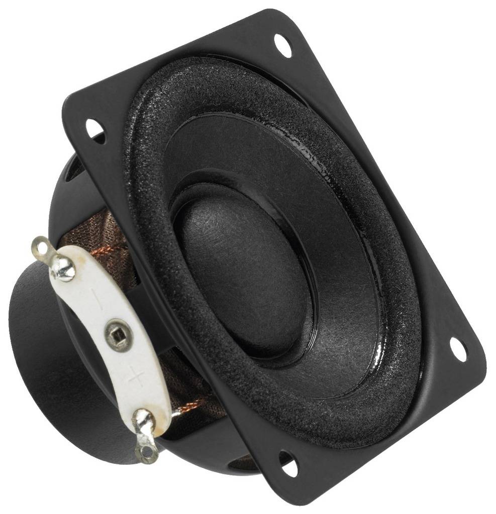 Monacor SP-6/8SQ 2 inch 5.5 cm Mini speaker 10 W 8 Ω