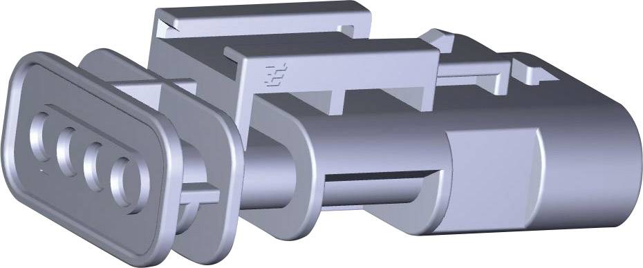 TE Connectivity Socket housing PCB MCON 1.2 Total number of pins 4 1-1564559-1