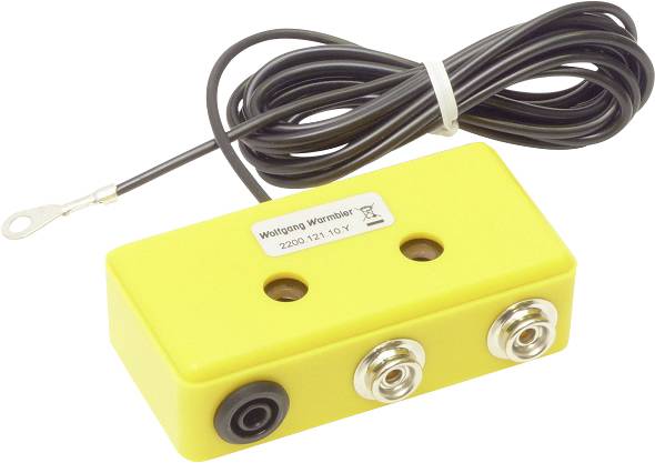 Wolfgang Warmbier 2200.121.10 ESD PG box incl. PG cable 2.00 m 10 mm stud and socket, Banana jack