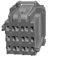 TE Connectivity Socket housing cable MCP Total number of pins 9 8-968971-1