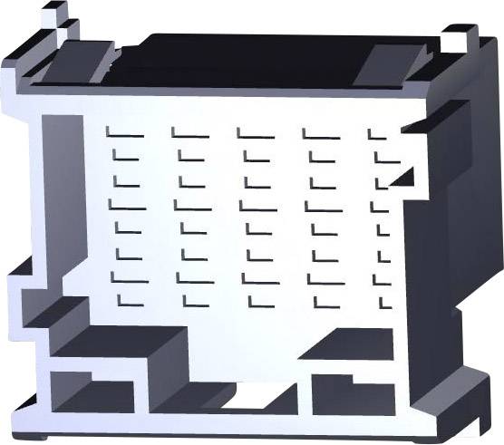 TE Connectivity Pin enclosure - PCB J-P-T Total number of pins 15 1-967628-2