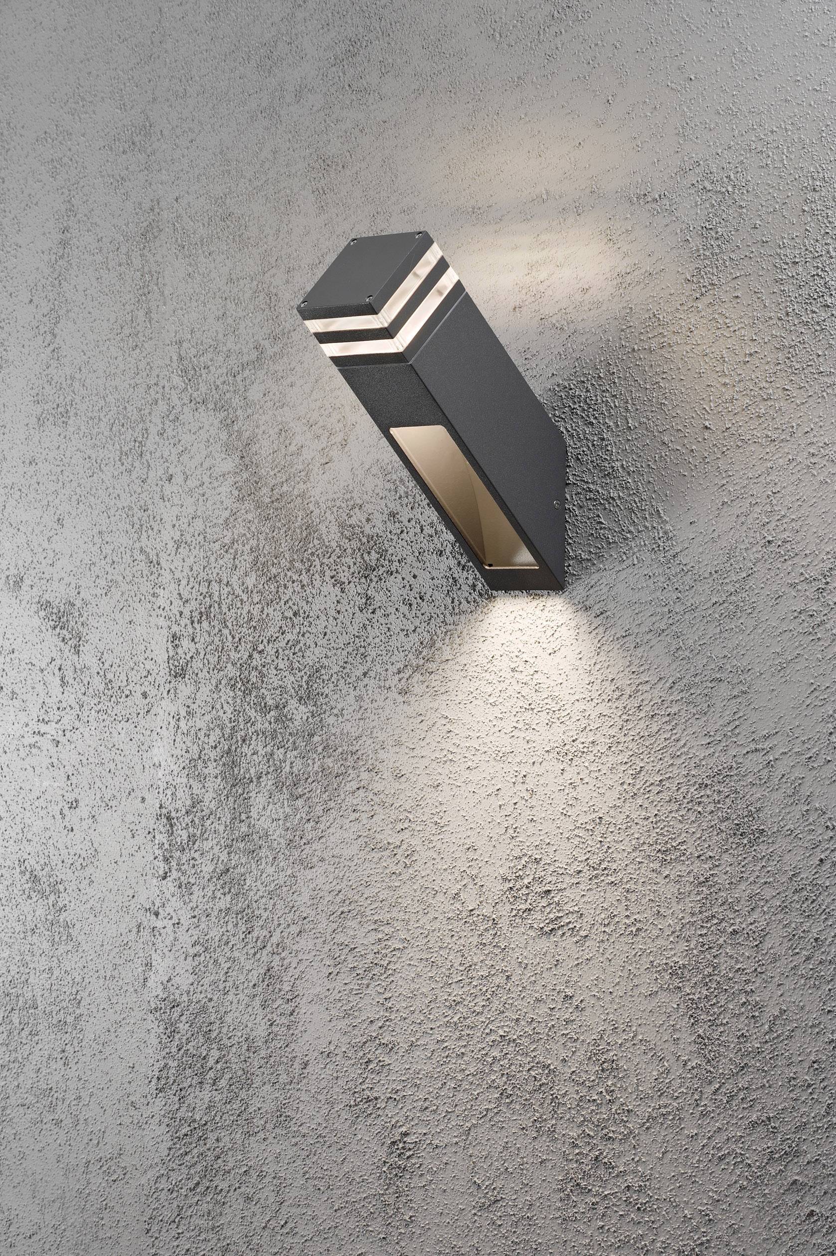 Konstsmide 7944-370 7944-370 LED outdoor wall light EEC: F (A - G) LED (monochrome) Built-in LED 8 W Anthracite