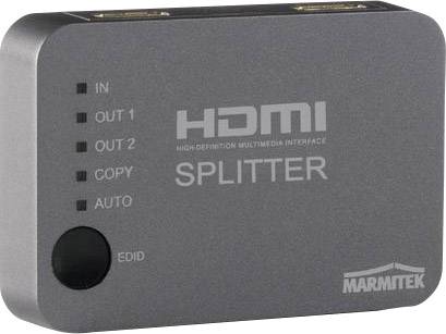 Marmitek Split 312 2 ports HDMI splitter 3D playback mode 3840 x 2160 p Silver