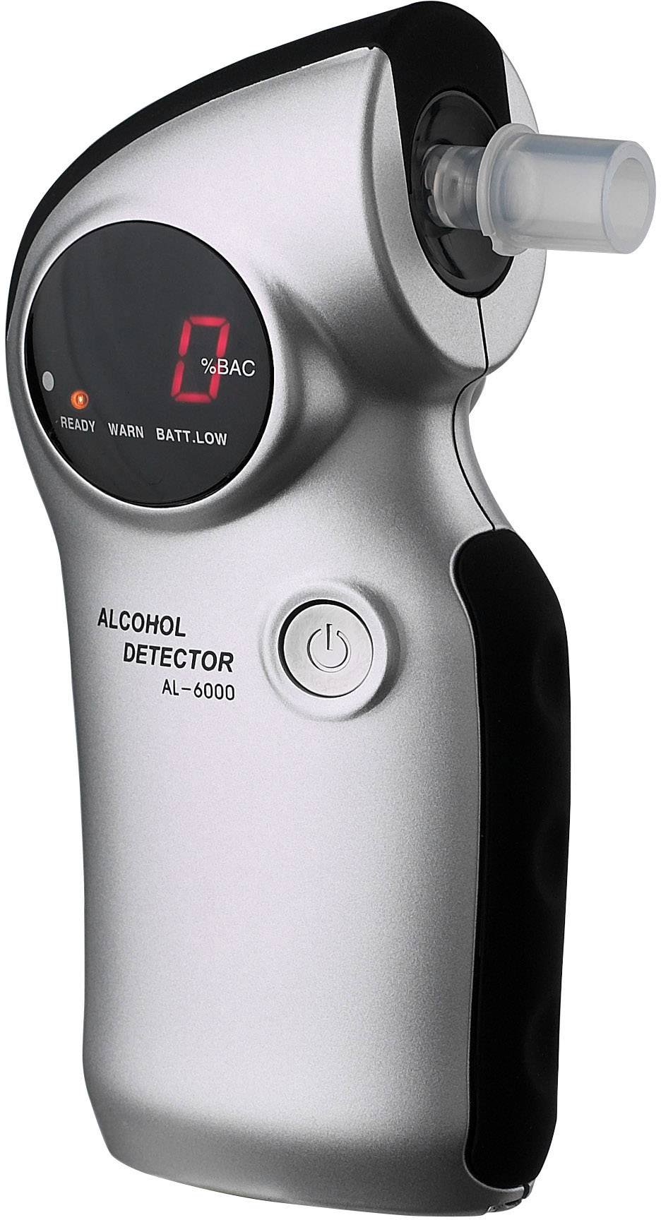 ACE AL6000 Breathalyser Silver 0.0 up to 4 ‰ Exchangeable sensor, Incl. display