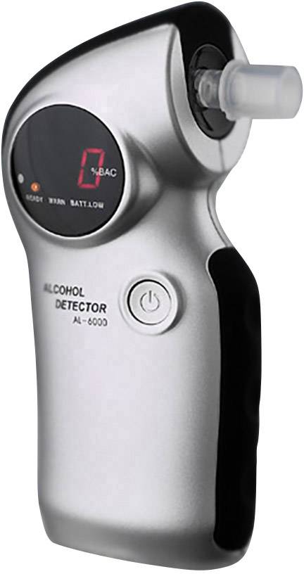 ACE AL6000 Breathalyser Silver 0.0 up to 4 ‰ Exchangeable sensor, Incl. display
