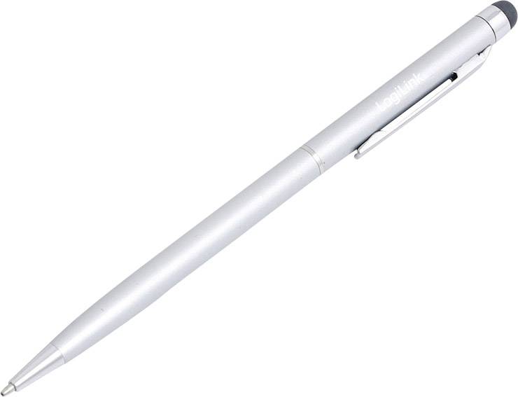 LogiLink AA0041 Touchpen Incl. ball point pen Silver