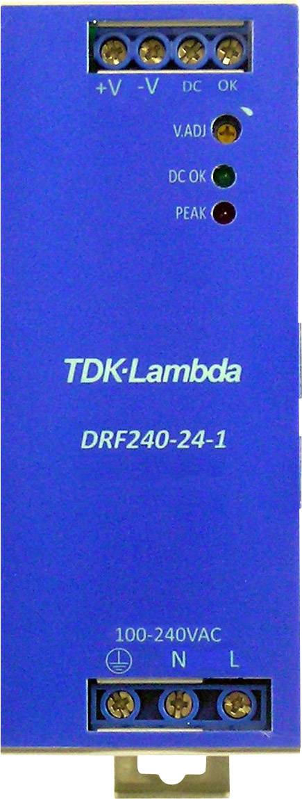 TDK-Lambda DRF120-24-1/HL Rail mounted PSU (DIN) 24 V DC 120 W No. of outputs:1 x Content 1 pc(s)