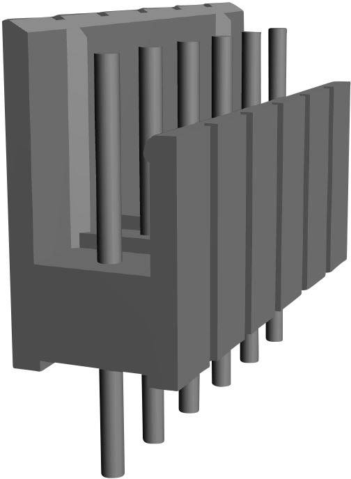 TE Connectivity Pin strip (standard) AMP QUICK Contact spacing: 2.54 mm 829154-6