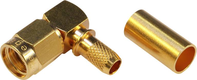 Telegärtner 100024657 100024657 SMA reverse polarity connector Plug, right angle 50 Ω 1 pc(s)