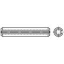TOOLCRAFT Slotted spring pins (Ø x L) 4 mm x 26 mm Spring steel 200 pc(s)