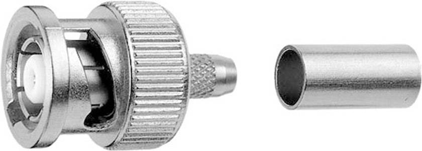 Telegärtner 100023361 100023361 BNC reverse polarity connector Plug, straight 50 Ω 1 pc(s)
