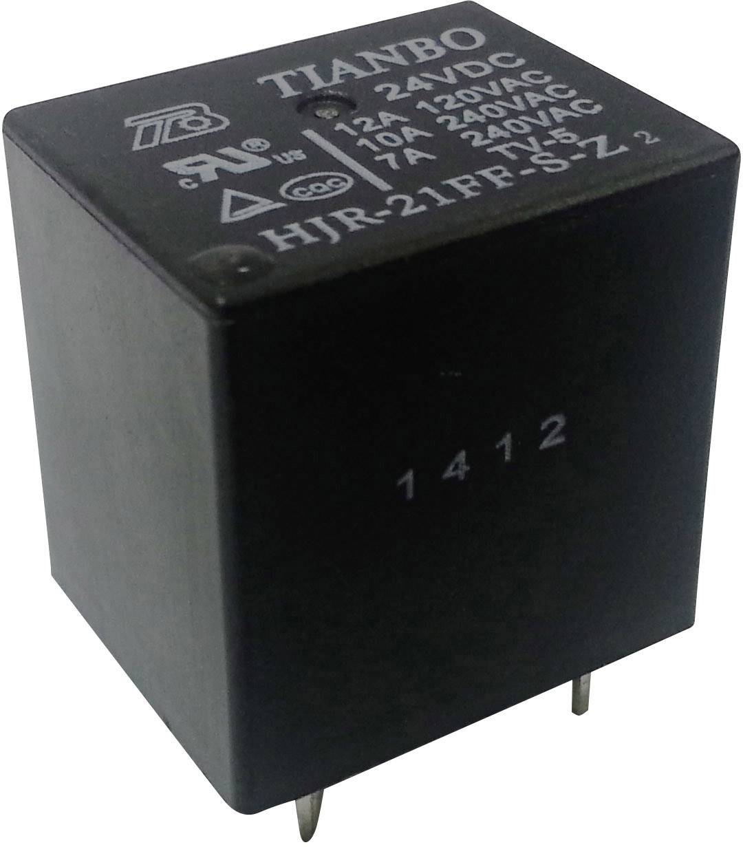 Tianbo Electronics HJR-21FF-S-Z 24VDC PCB relay 24 V DC 15 A 1 change-over
