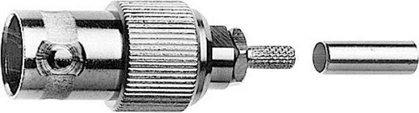 Telegärtner 100023426 100023426 BNC connector Socket, straight 50 Ω 1 pc(s)