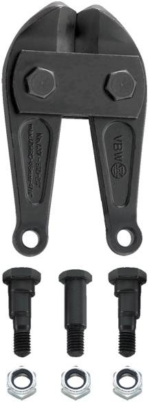 Bolt cutter head 438 mm VBW 437-1 48 HRC Compatible with: VBW 437