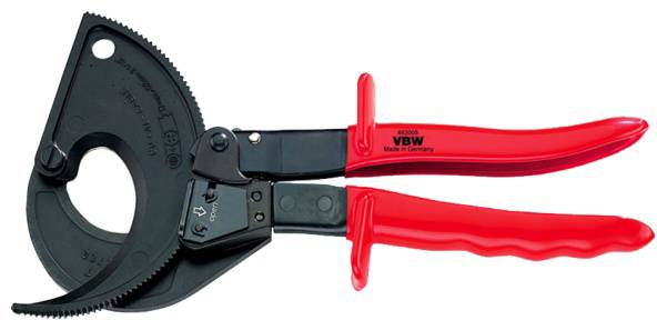 VBW 493 493005 Ratcheting cable cutter Suitable for (cable stripping) Single/multi-core aluminium and copper cables 32 mm