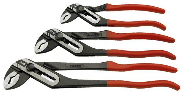 VBW 182900 Workshop Pipe wrench set 3-piece