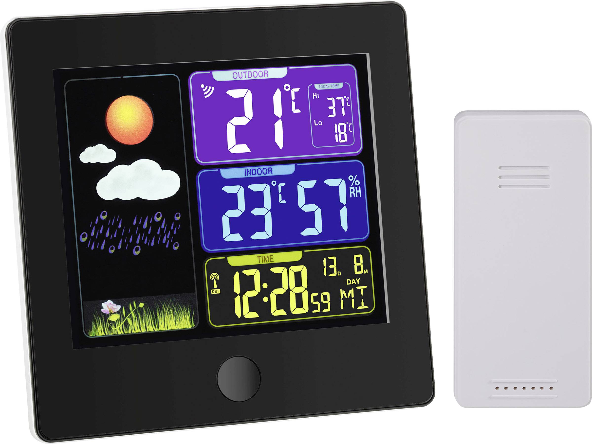 TFA Dostmann SUN 35.1133.01 Wireless digital weather station Forecasts for 12 to 24 hours Max. number of sensors 1