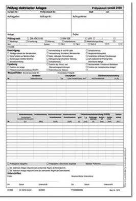 'Electrical Installation Inspection' shows a form for documenting electrical system inspections, with fields for details and results.
