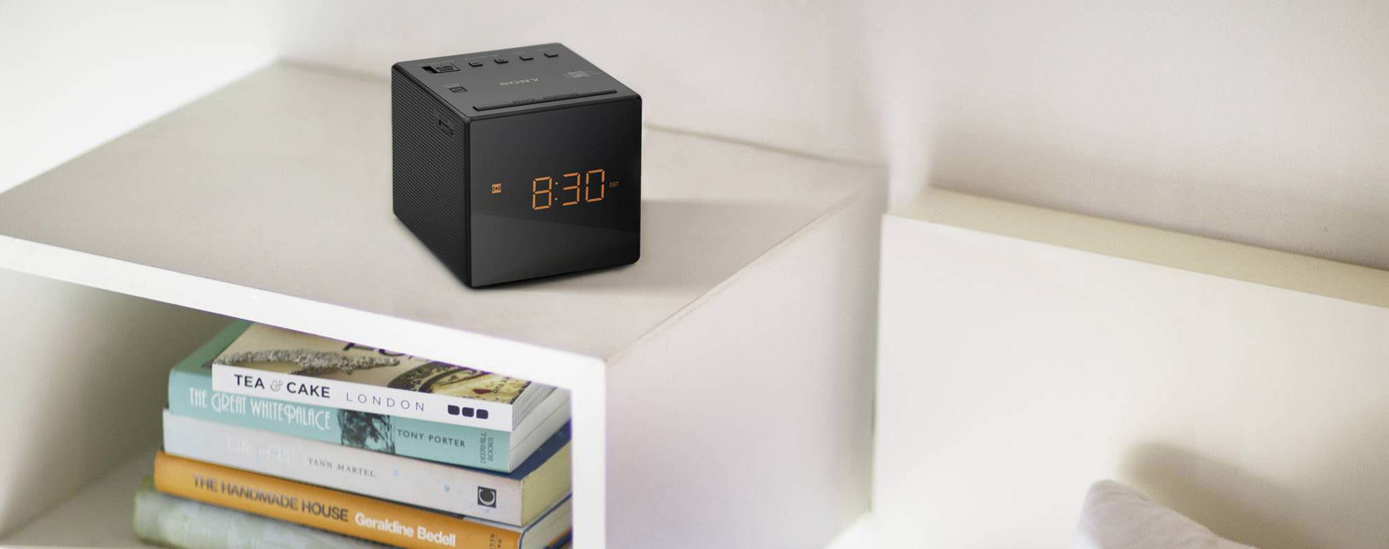 Sony ICF-C1 Radio alarm clock FM, AM White