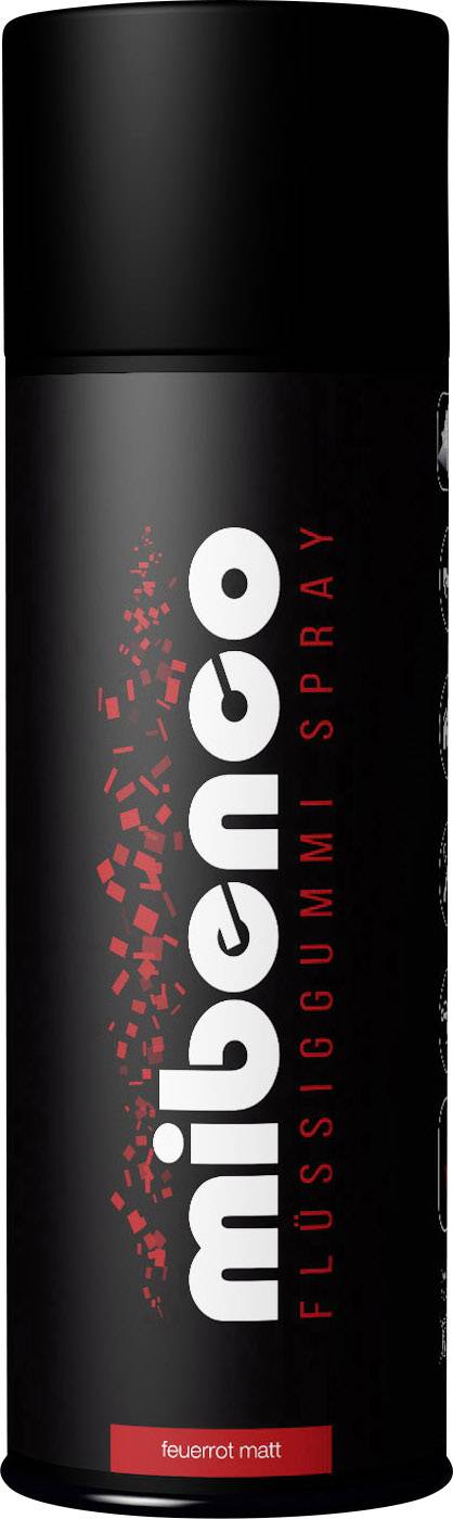 mibenco Liquid rubber coating spray Factory colour Fire red (matt) 71423000 400 ml