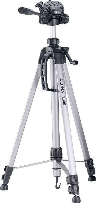 Cullmann Alpha 2800 Tripod 1/4" Working height=67.5 - 184.5 cm Aluminium incl. bag, Ball head, 360 degree tilting