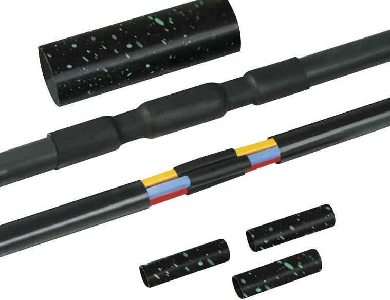 HellermannTyton 380-04005 LVK-5x1.5-6 PO-X BK Heatshrink w/o screw connectors Cable Ø range: 12 - 48 mm Content: 1 pc(s)