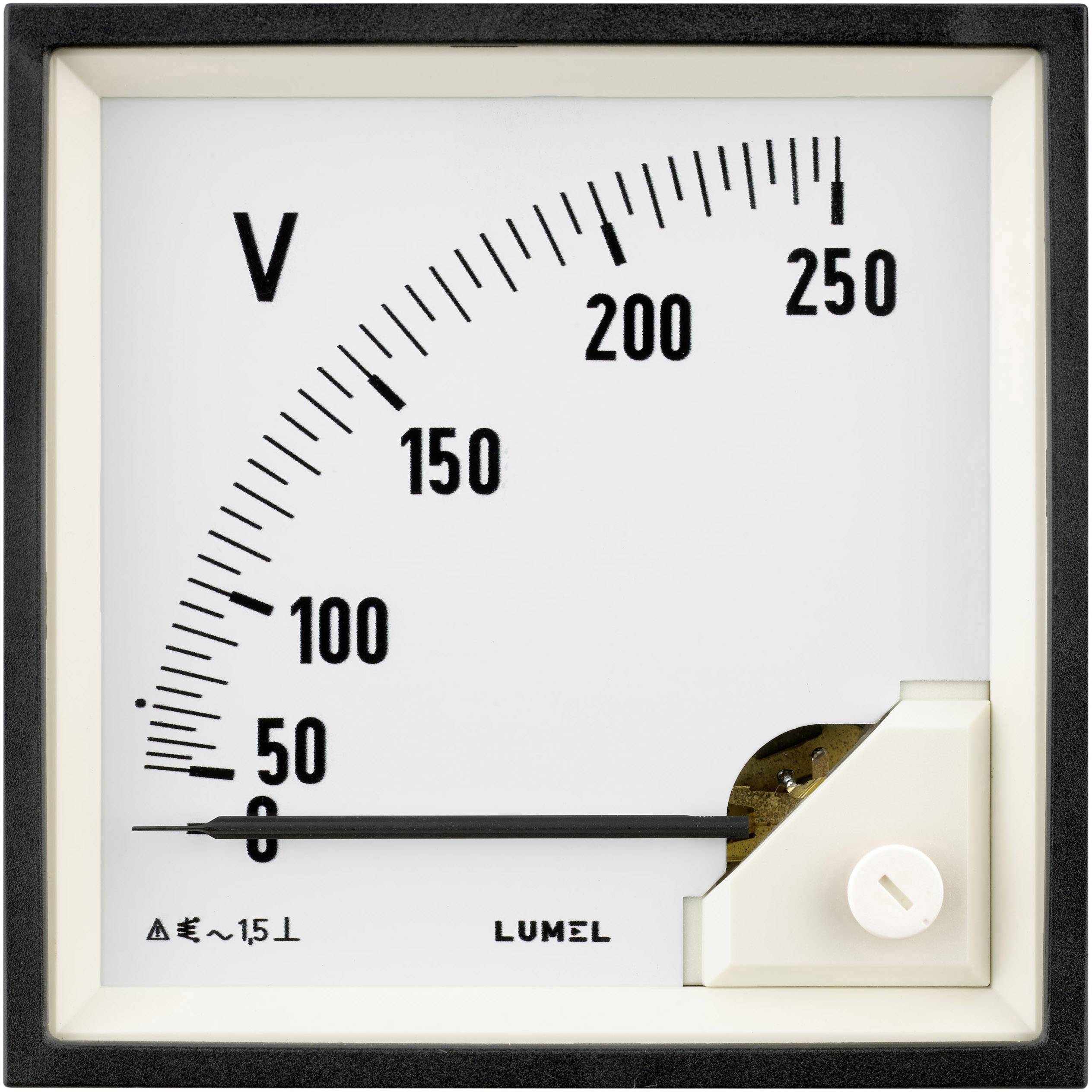 Lumel EA19 250V EA19 250V Panel-mounted measuring device 96 x 96, 96 x 96 mm 250 V AC Moving iron