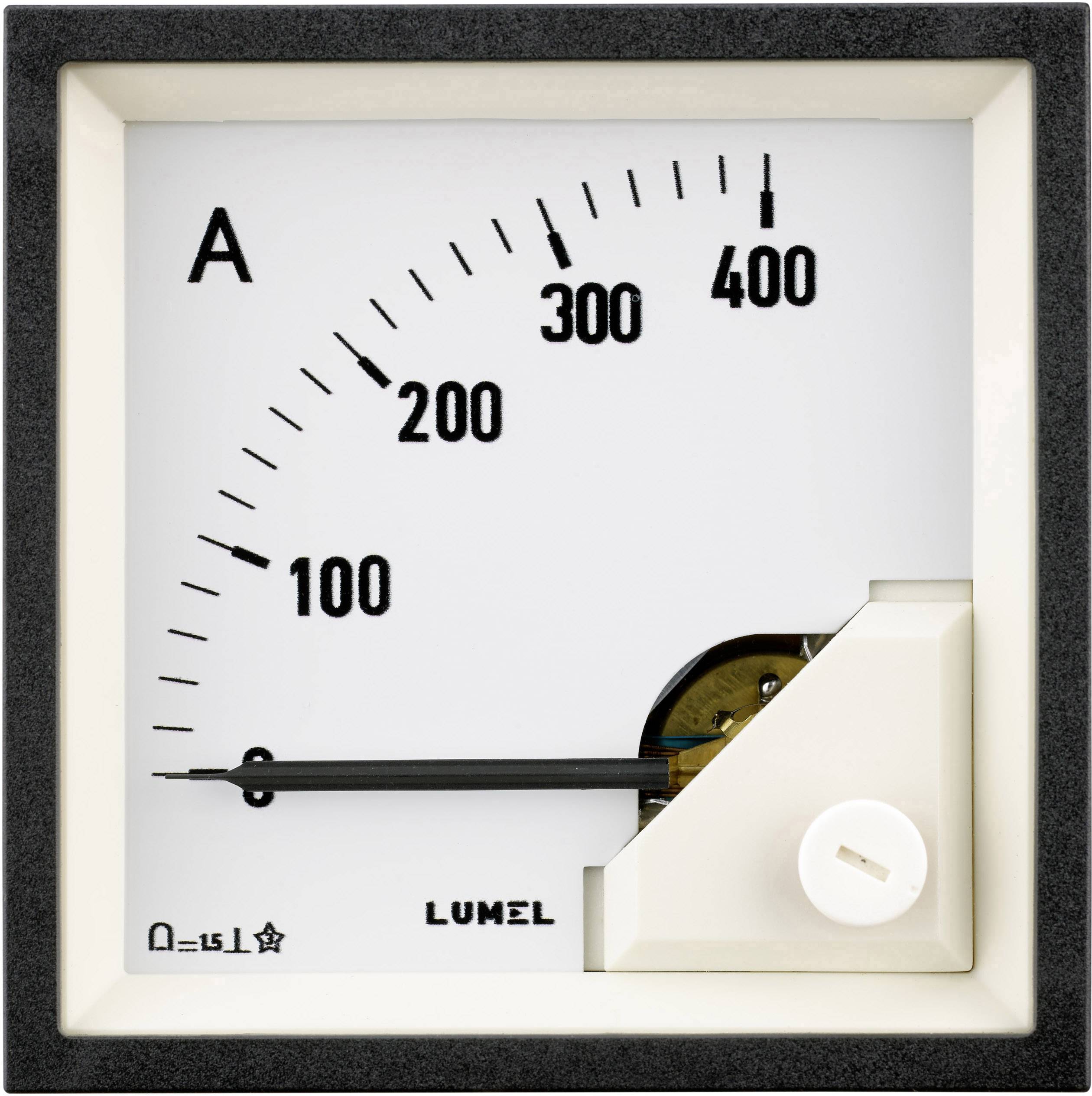 Lumel MA19 150A/60mV MA19 150A/60mV Panel-mounted measuring device 96 x 96, 96 x 96 mm 150 A/DC (60A)  Moving coil