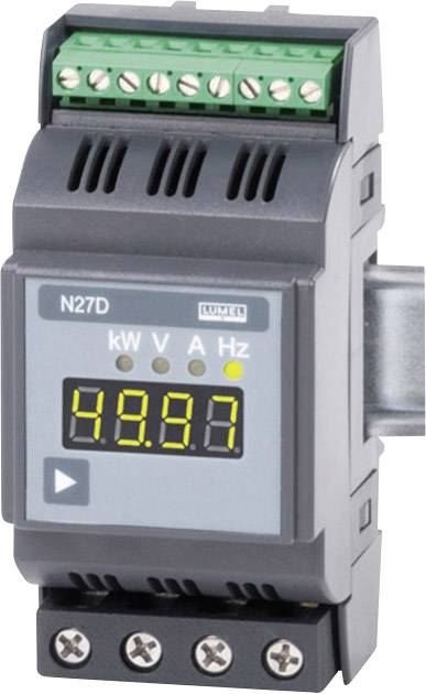 Lumel N27D00 M0 2.3 - 276 V/AC, 0.6 - 75 A/AC, 2 - 500 Hz ±31.5 kW