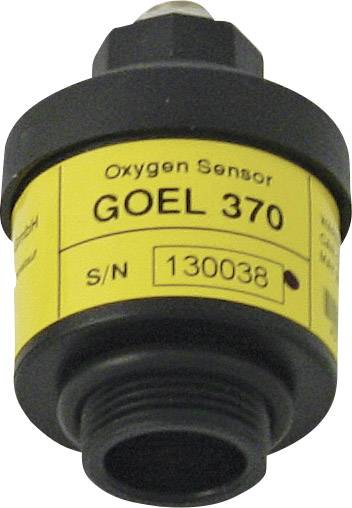 Yellow oxygen sensor with the inscription 'GOEL 370'. Model number '130038' is shown on it.