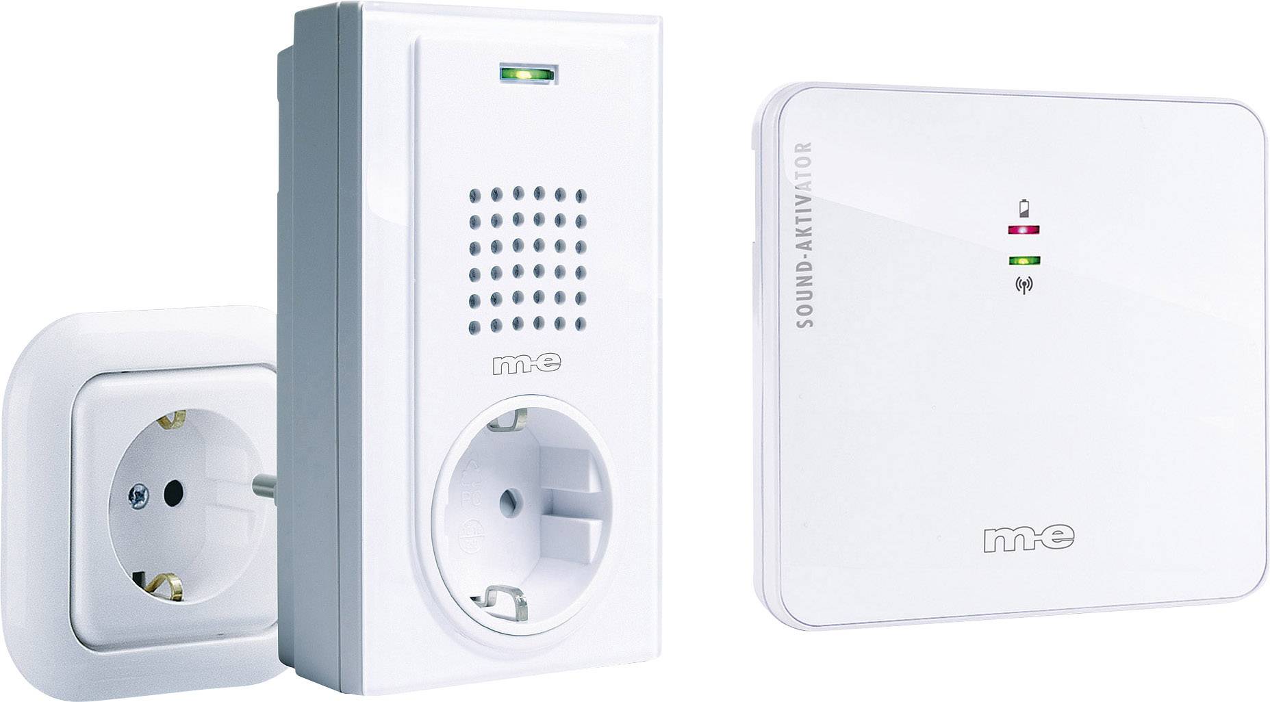 m-e modern-electronics 41017 Wireless door chime Complete set
