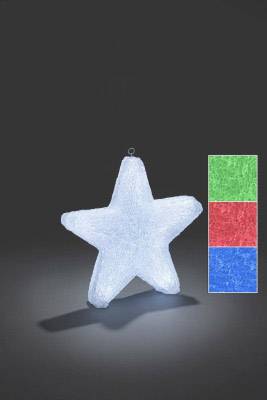 Konstsmide 6128-500 Acrylic figurine Star RGB LED (monochrome)
