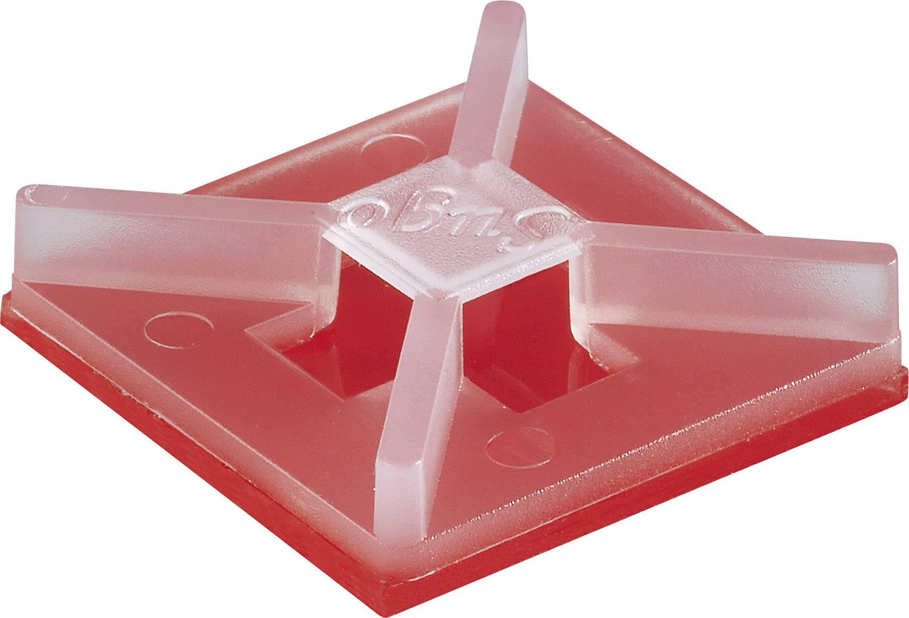 TRU COMPONENTS 93013c949a Cable mount 1386631 Bundle Ø range 7 mm (max) 4x thread Transparent