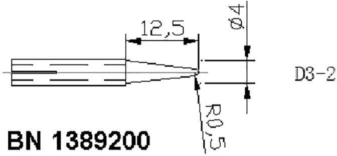 Basetech Soldering tip Pencil-shaped Content