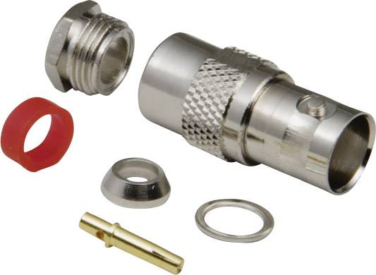 BKL Electronic 0401077/D 0401077/D BNC connector Socket, straight 75 Ω