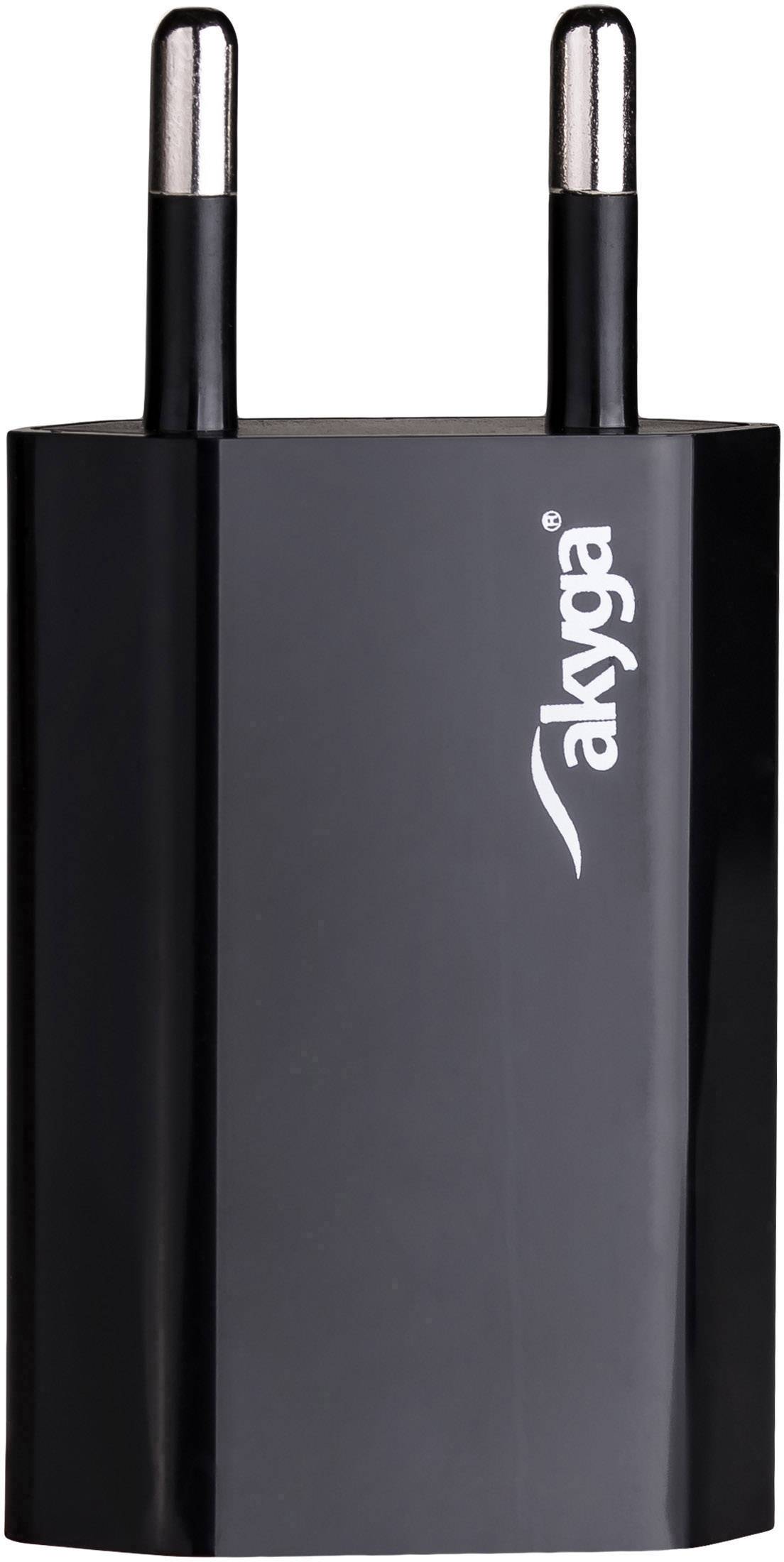 Akyga AK-CH-03BK USB charger 5 W 1x USB-A Black Indoors