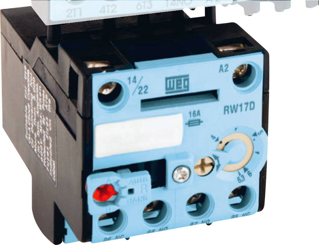 Overload relay 1 breaker, 1 maker WEG RW17-1D3-U004 1 pc(s)