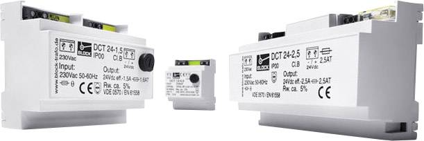 BLOCK DCT 12-4 Unregulated DC power supply 12 V DC 4 A 48 W No. of outputs:1 x Content 1 pc(s)