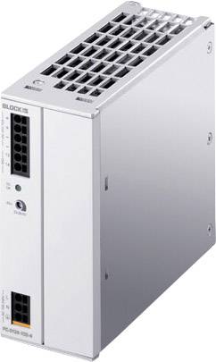 A silver electronic device with ventilation slots and multiple ports on the side, used in industrial applications.