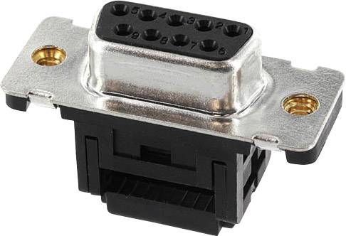 econ connect BU9SK/FGOZ D-SUB receptacles 90 ° Number of pins: 9 Cut & Clip