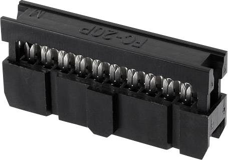 econ connect PV40OZ Pin connector Contact spacing: 2.54 mm Total number of pins: 40 No. of rows: 2 Tray