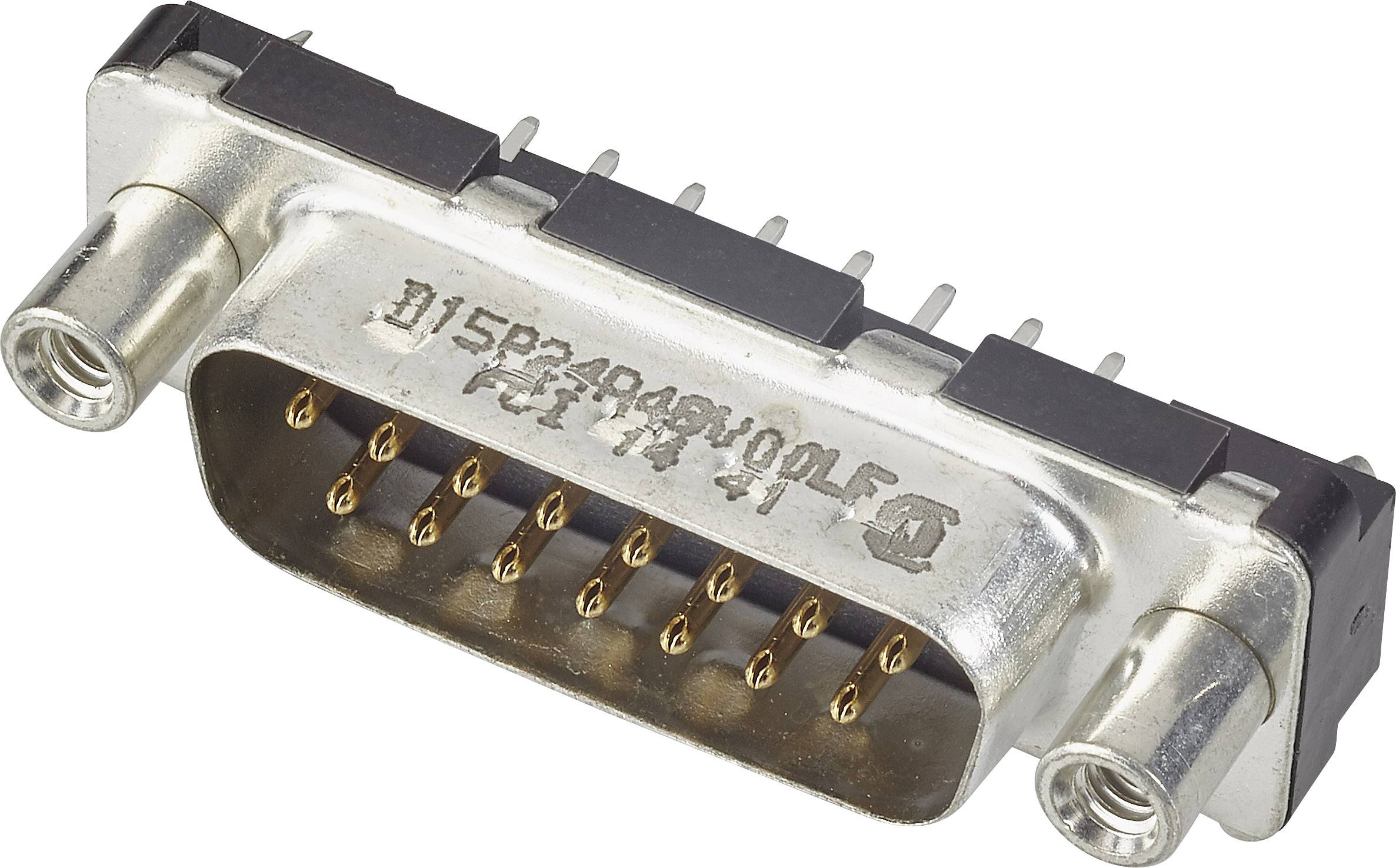 FCI D-SUB D37S24A4GV00LF D-SUB receptacles 180 ° Number of pins: 37 Print 1 pc(s)