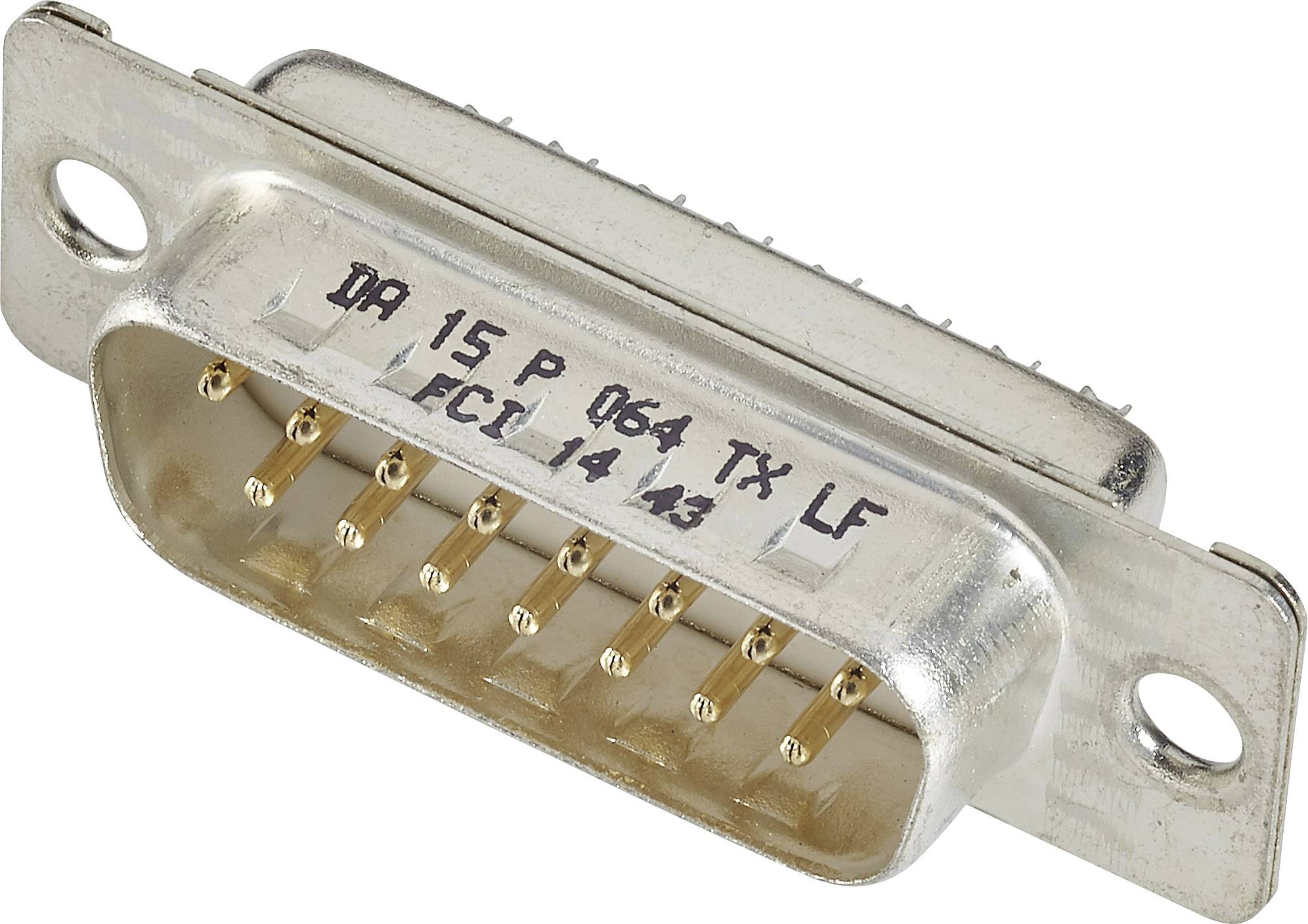 FCI D-SUB DE09P065TXLF D-SUB pin strip 180 ° Number of pins: 9 Solder bucket