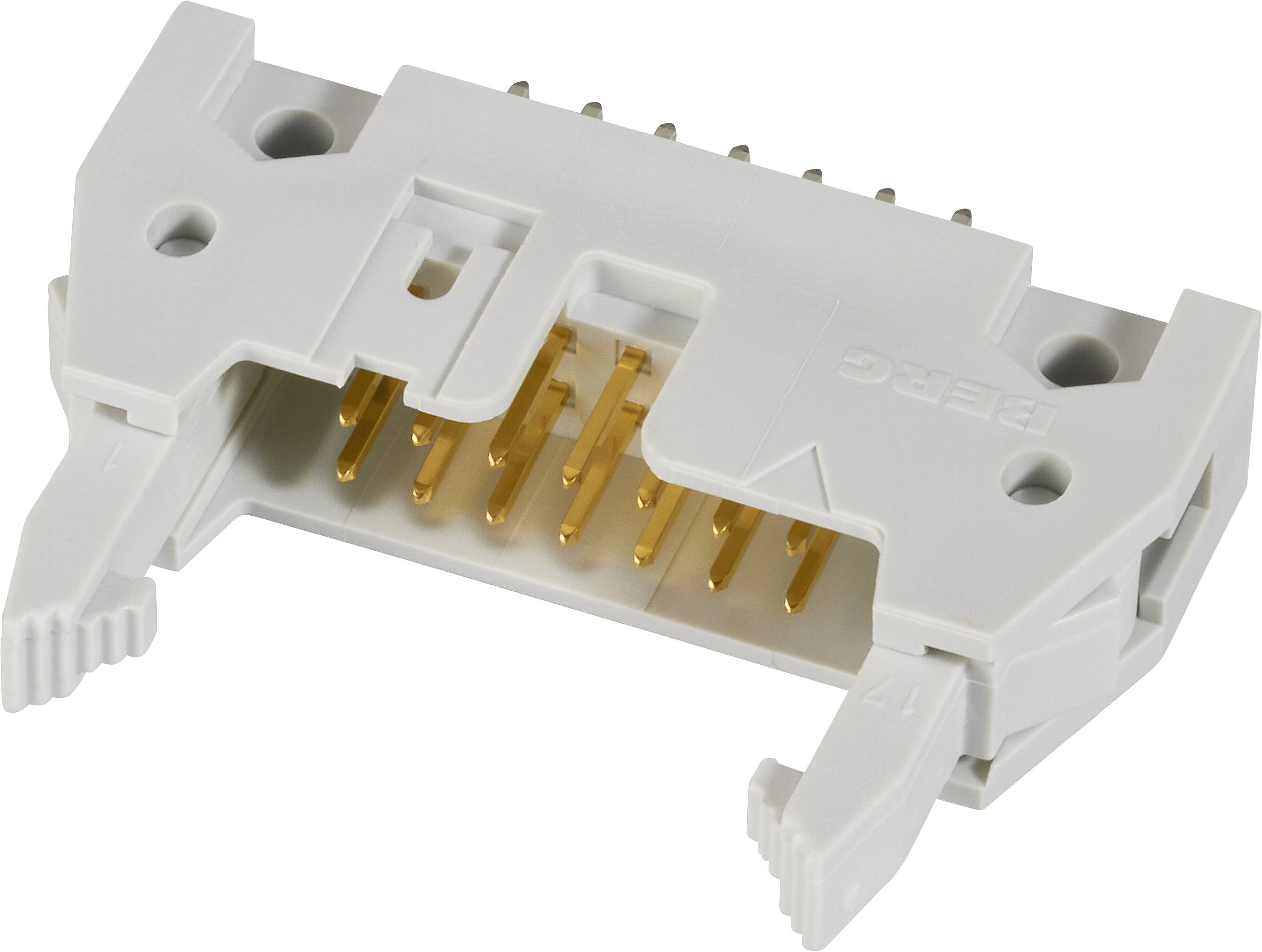 FCI 71918-164LF Pin connector + ejector (long), + strain relief clip Contact spacing: 2.54 mm Total number of pins: 64 No. of