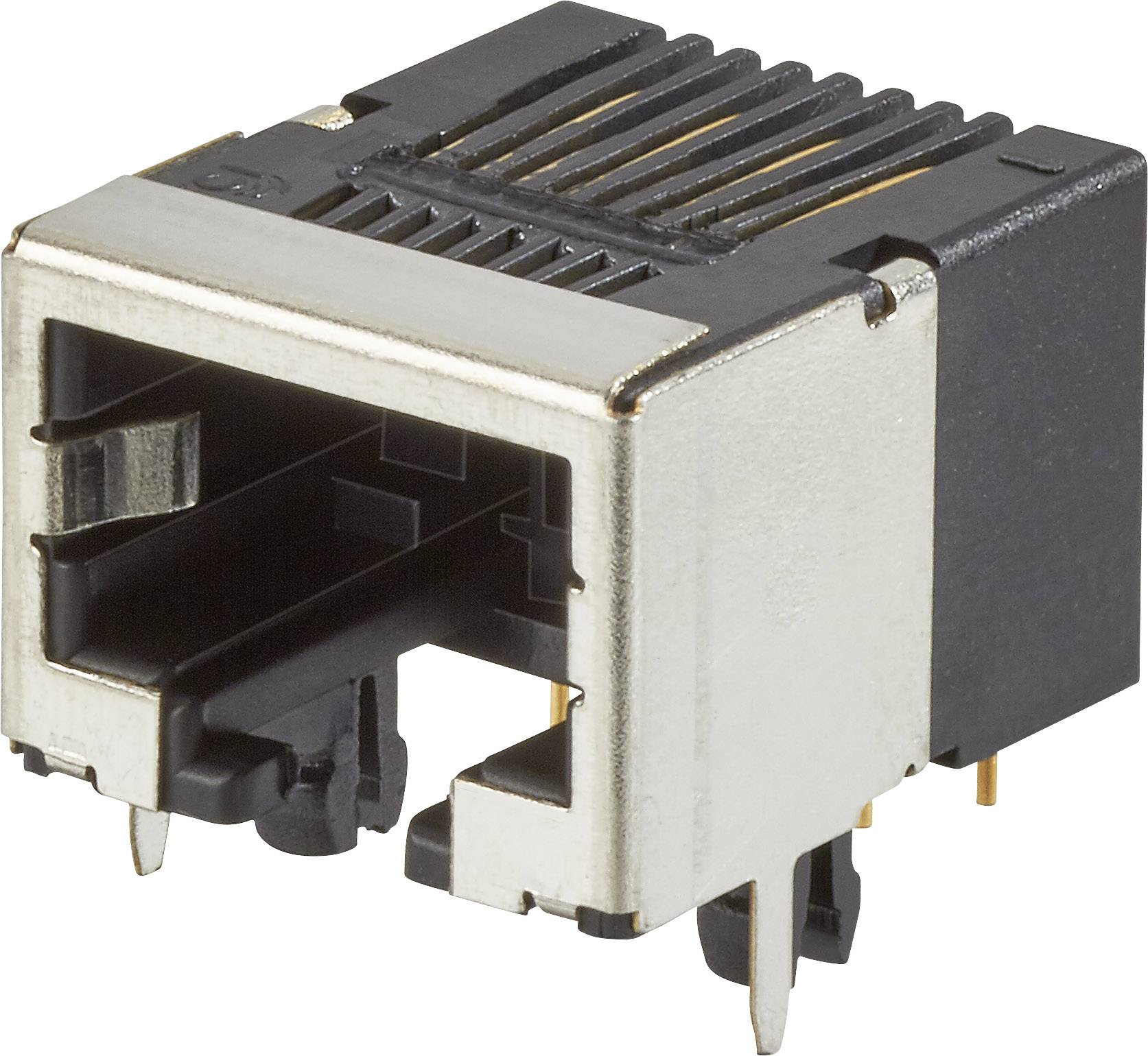 FCI Modular jacks RJ45 mounting socket 92250-088LF Socket, horizontal mount Pins: 8P8C Metal