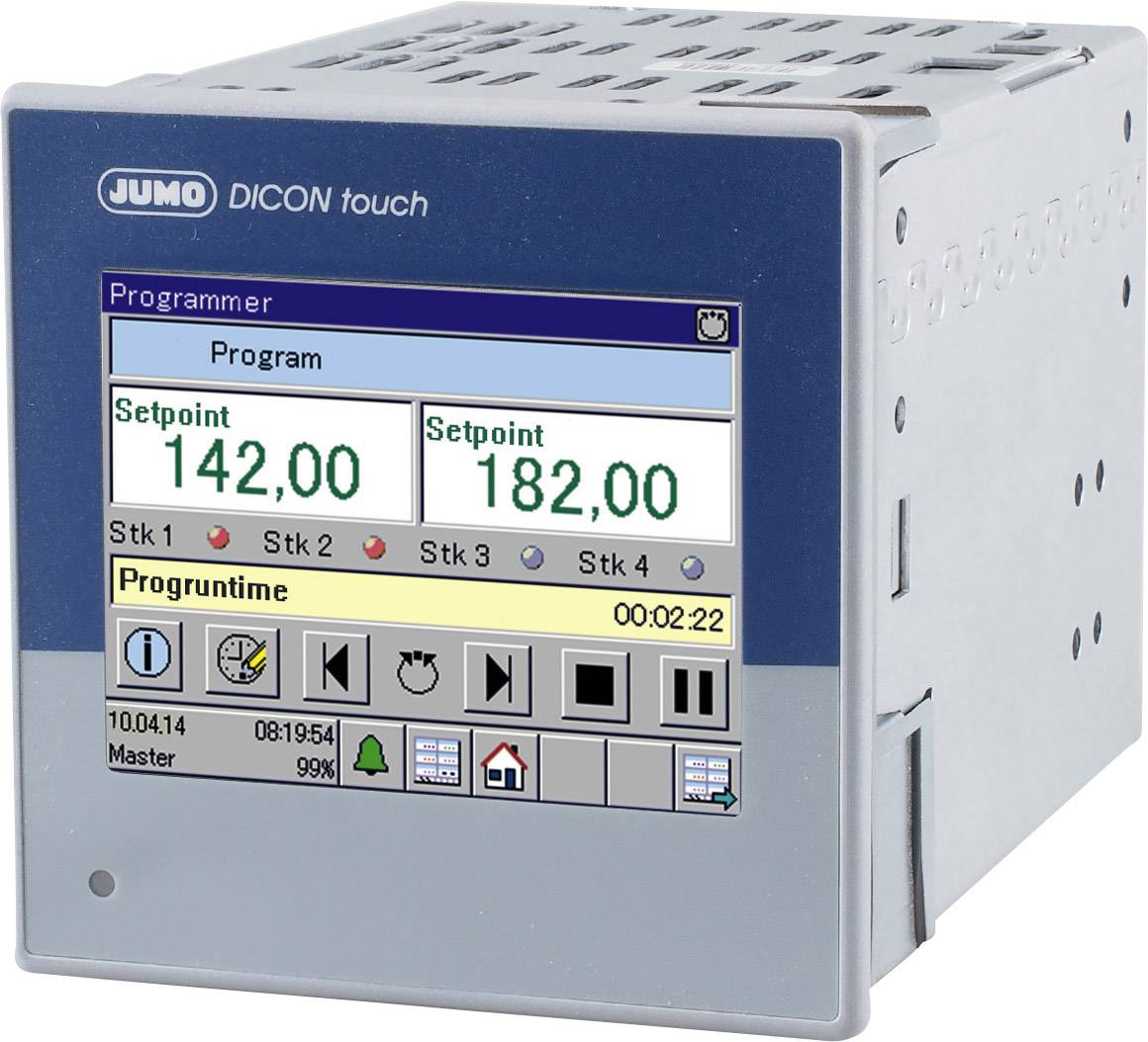 Jumo Temperature controller L, J, U, T, K, E, N, S, R, B, C, D, L, Chromel-Alumel, Chromel-Copel (L x W x H) 131 x 96 x 96 mm
