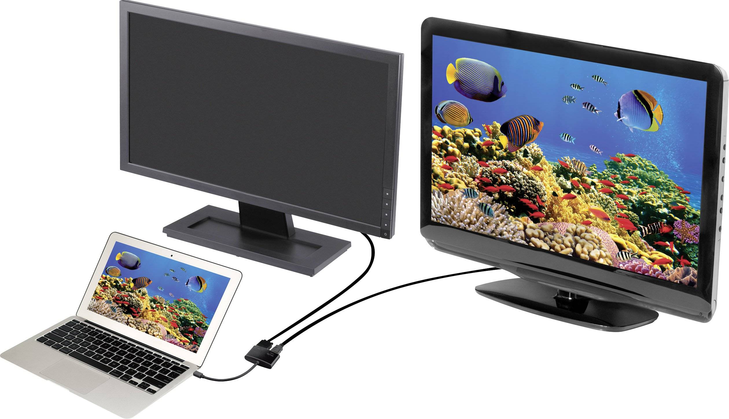 Renkforce Mini Displayport to HDMI + VGA adapter