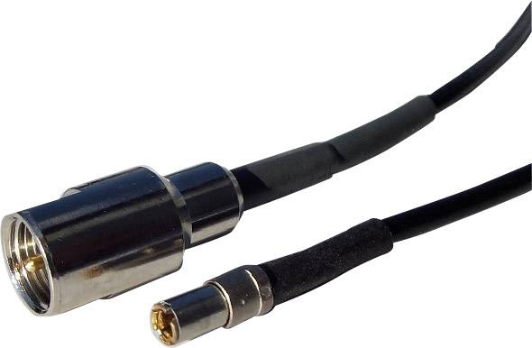 Two coaxial plugs of different sizes are shown side by side. The left plug is larger than the right one.